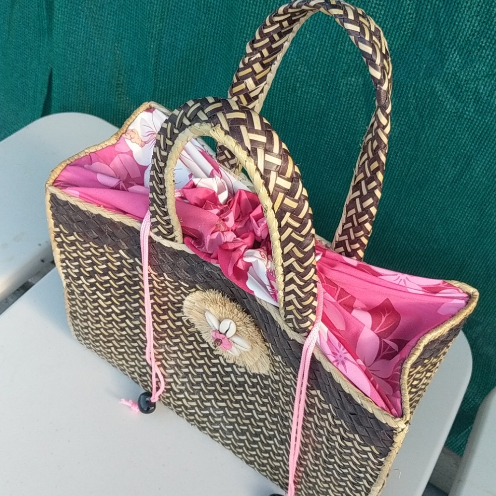 Hawaiian Lauhala Bag